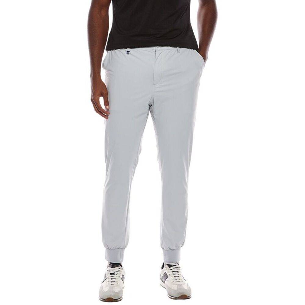 Ben Sherman Mens  4-Way Stretch Tech Jogger, Gray